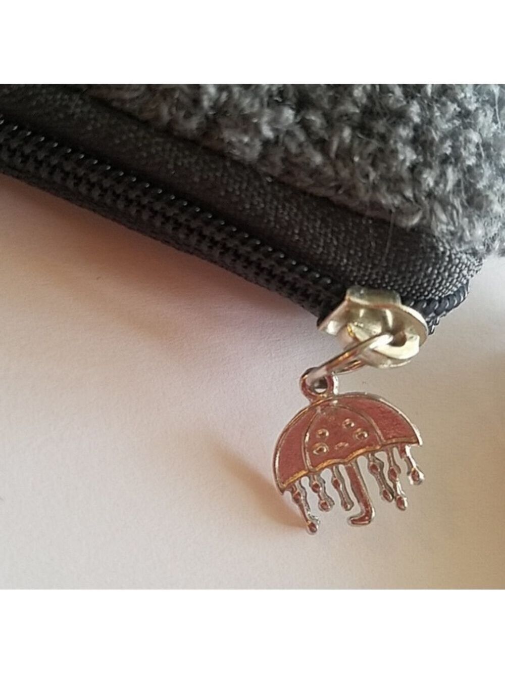 Cute Kawaii Rainy day umbrella with face purse wristlet - Picture 3 of 5